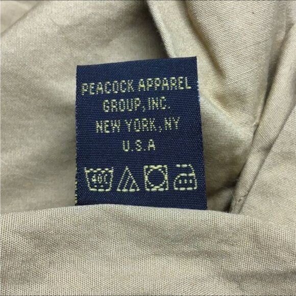 Alexander Julian Colours Mens Button-Up Shirt M 15-15.5 32/33 Gold - Picture 7 of 9